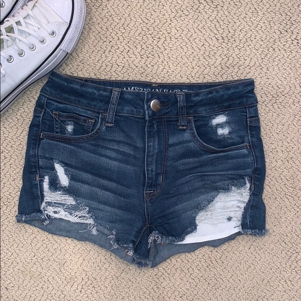 American Eagle High Rise Shortie Short